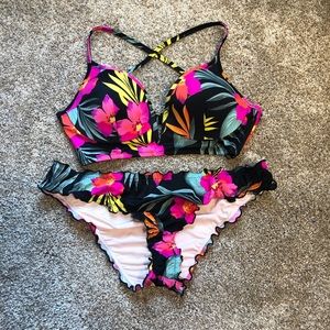 Bright Floral swimsuit